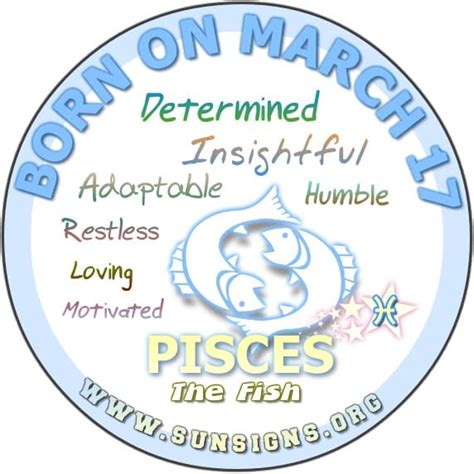 17 March Birthday Horoscope