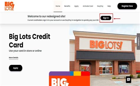 Biglot Credit Card Payment