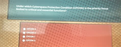 Cpcon Critical Functions