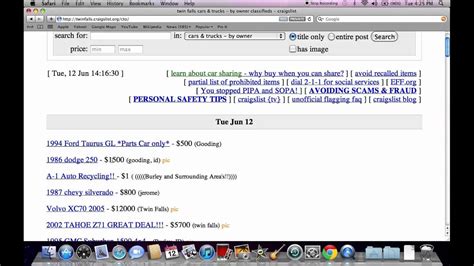 Craiglist Twinfalls