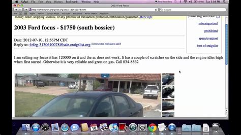 Craigs List Shreveport La