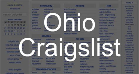 Craigslist In Cincinnati Ohio