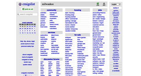 Craigslist Org Milwaukee Wi