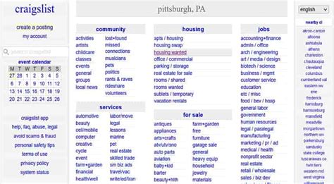 Craigslist Pittsburgh Pa