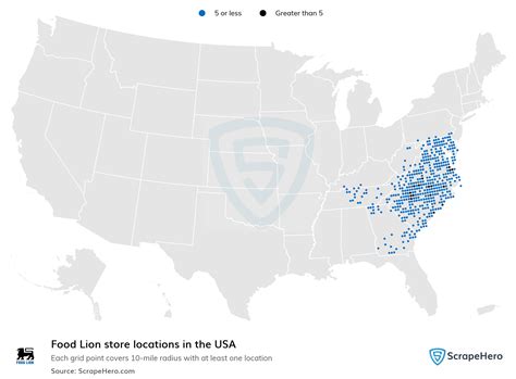 Food Lion Locations Map