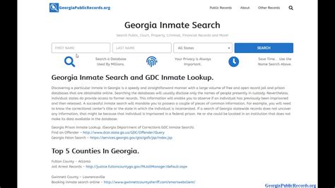 Ga Inmate Tpm Search