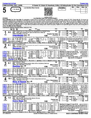 Los Alamitos Equibase Entries