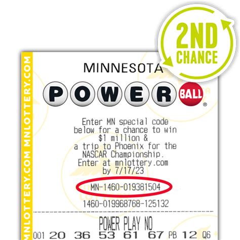 Minnesota Second Chance Lottery