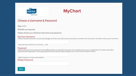 Mychart Tvc Sign Up