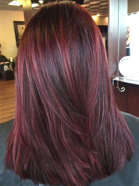 Red Hair With Brown Lowlights