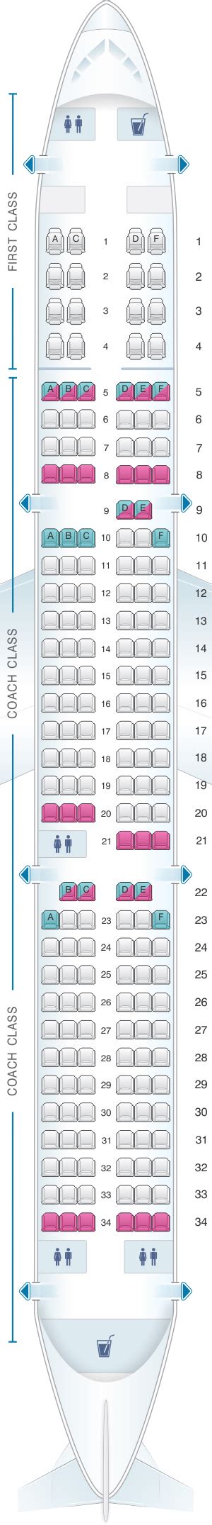 Seat Map For Airbus A321